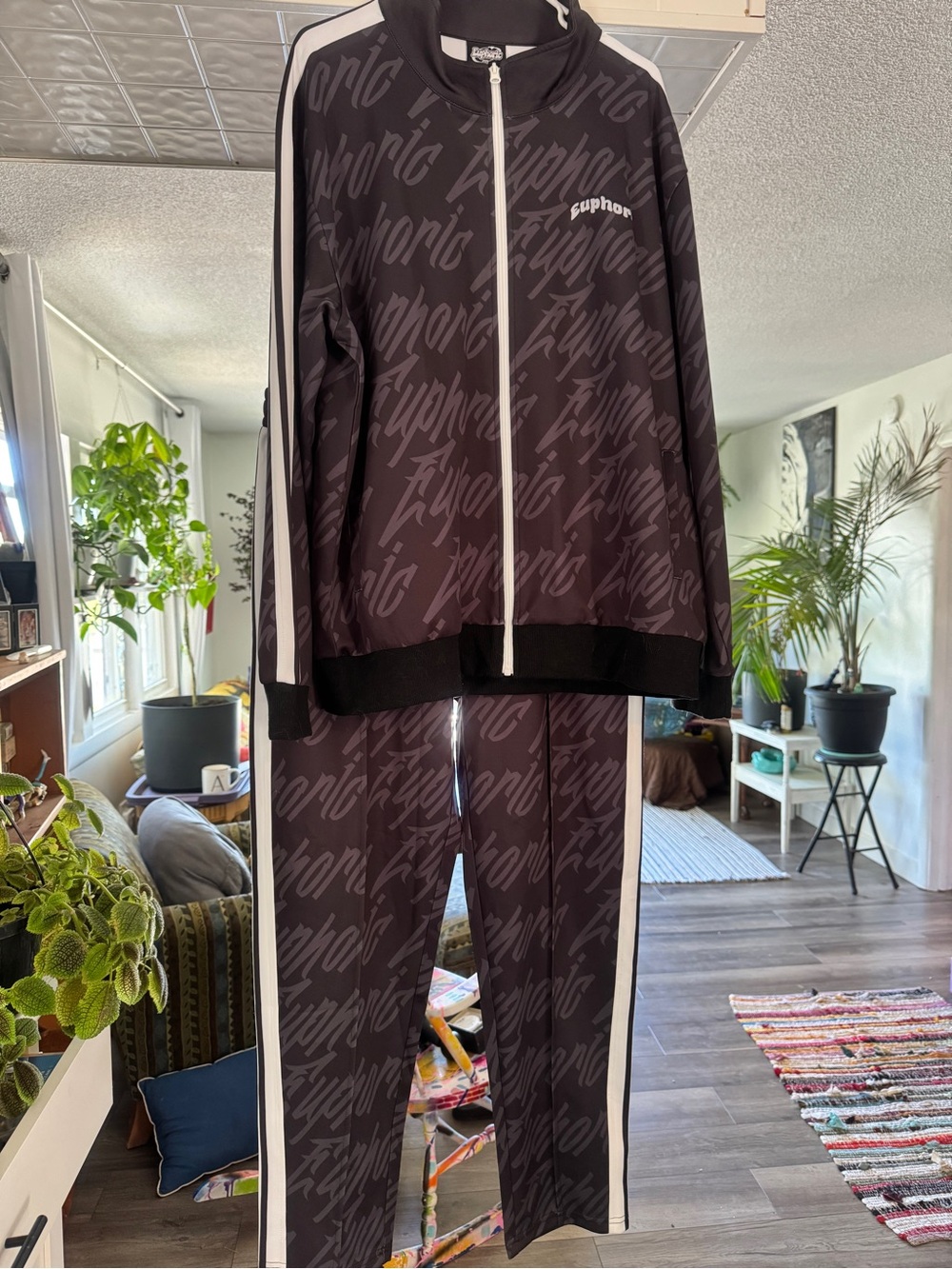 Euphoric 111 Men’s Tracksuit Set Zip Jacket & Joggers XXL - Picture 2 of 10